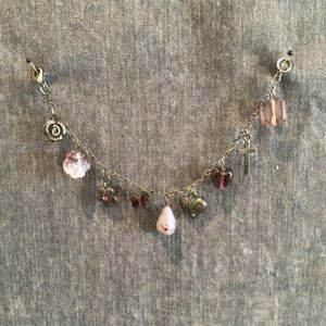 Purple Themed Charm Bracelet